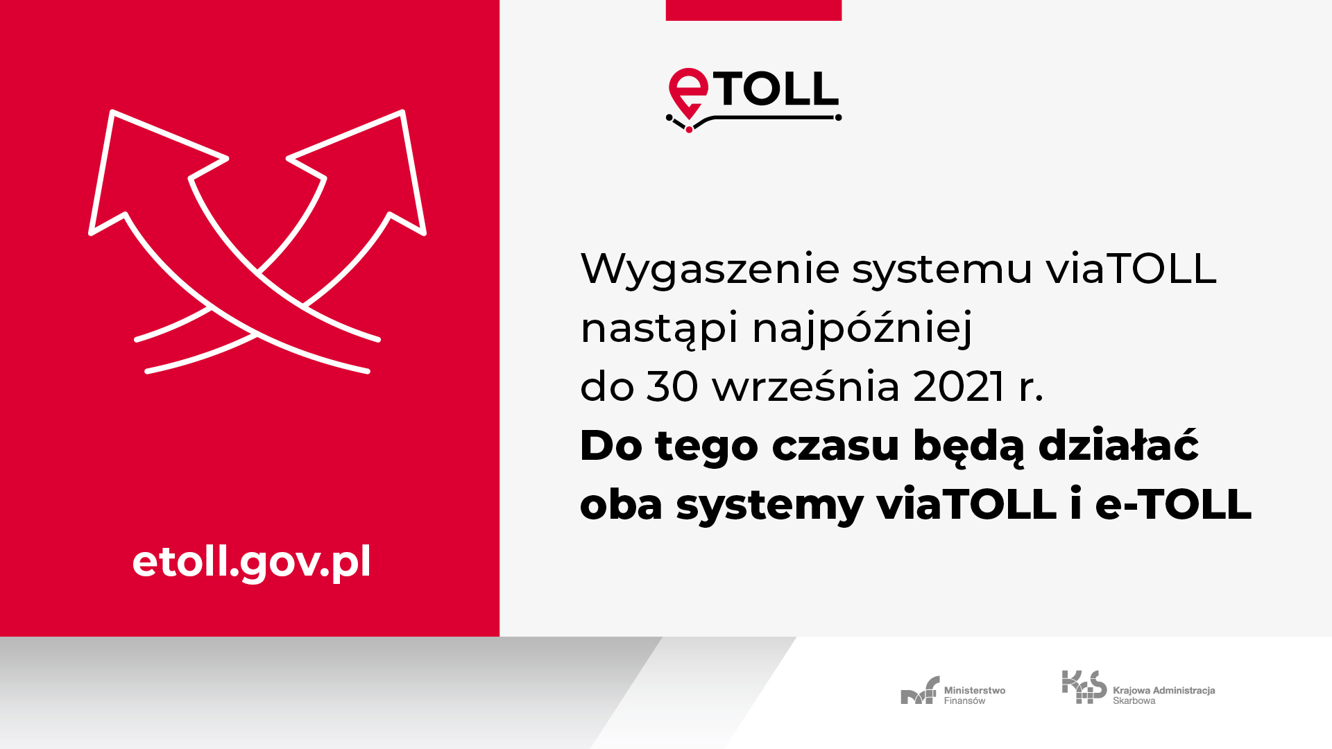 Informacja o tym, że system viaTOOL zostanie wygaszony najpóźniej 30 września 2021