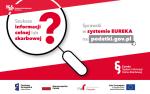 Plansza z napisem: Szukasz informacji celnej lub skarbowej? Sprawdź w systemie Eureka na podatki.gov.pl