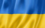 Na obrazku widać flagę Ukrainy.